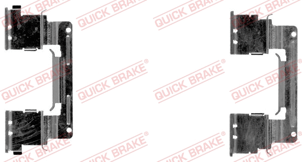 Accessory Kit, disc brake pad (109-1838R-1)