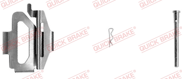 Accessory Kit, disc brake pad (109-1225-1R)