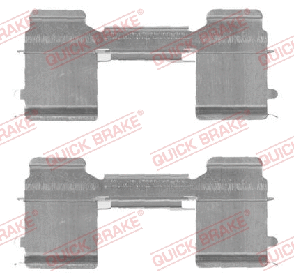 Accessory Kit, disc brake pad (109-1726-1)