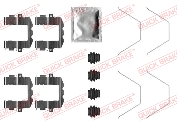 Accessory Kit, disc brake pad (109-0057)