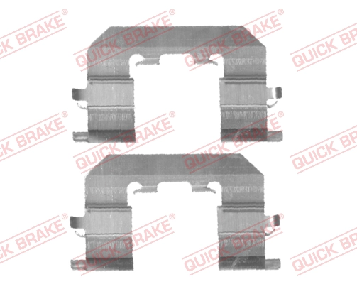 Accessory Kit, disc brake pad (109-1723-1)