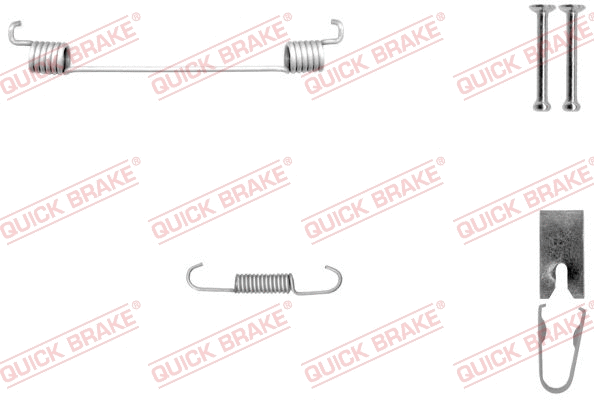 Accessory Kit, brake shoes (105-0040-1)