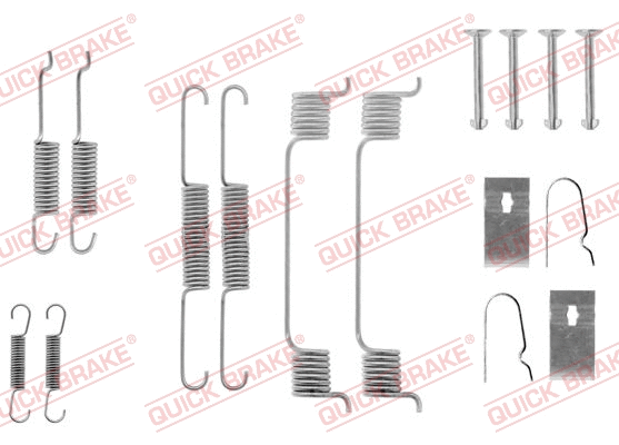 Accessory Kit, brake shoes (105-0605)
