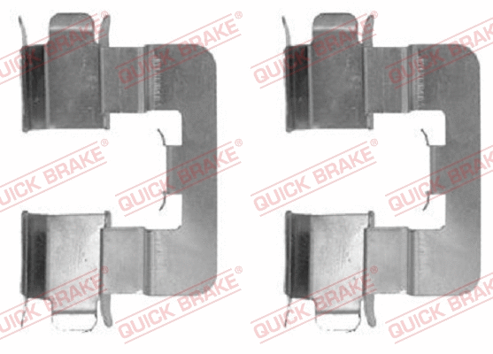 Accessory Kit, disc brake pad (109-1741-1)