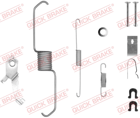 Accessory Kit, brake shoes (105-0855X-1L)