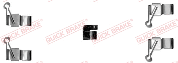 Accessory Kit, disc brake pad (109-1238-1L)