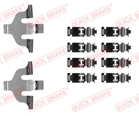 Accessory Kit, disc brake pad (109-0030)