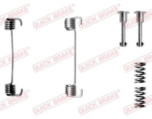 Accessory Kit, parking brake shoes (105-0620-1)