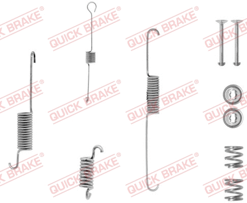 Accessory Kit, brake shoes (105-0615-1L)