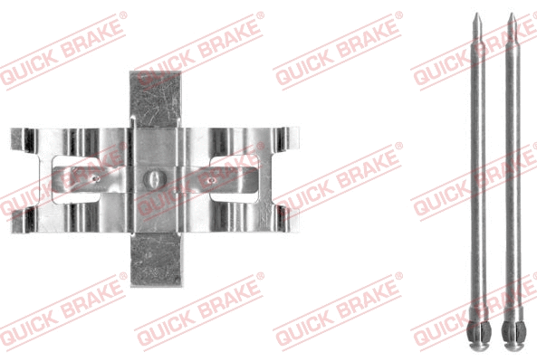 Accessory Kit, disc brake pad (109-1805-1)