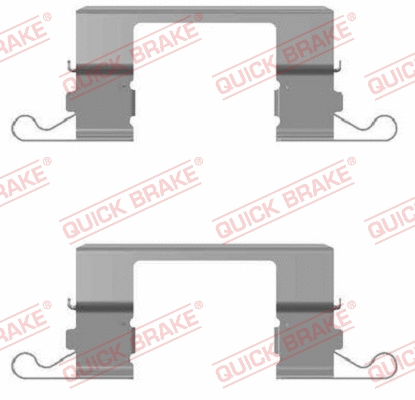 Accessory Kit, disc brake pad (109-1902-1)