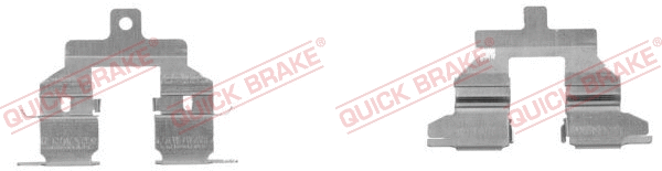 Accessory Kit, disc brake pad (109-1737-1)