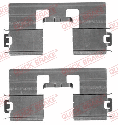 Accessory Kit, disc brake pad (109-1818R-1)