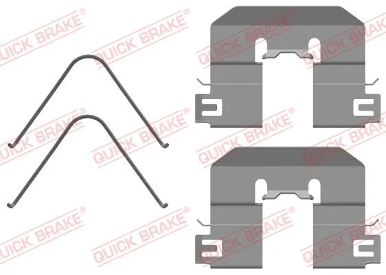 Accessory Kit, disc brake pad (109-0104R-1)