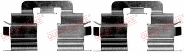 Accessory Kit, disc brake pad (109-1215-1)