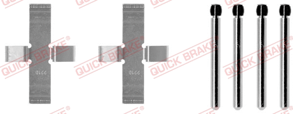 Accessory Kit, disc brake pad (109-0902)