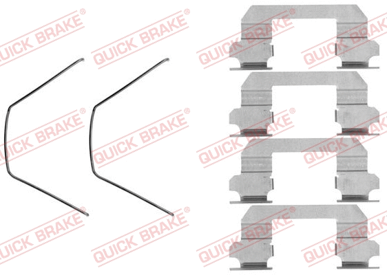 Accessory Kit, disc brake pad (109-1789)