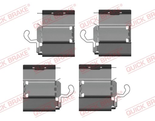 Accessory Kit, disc brake pad (109-0140R-1)