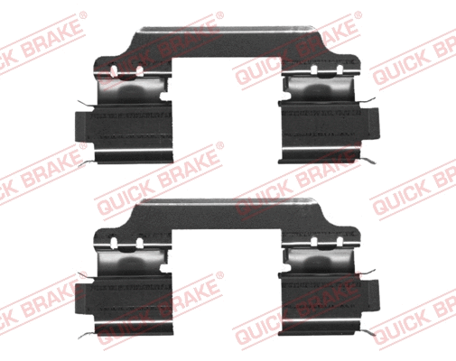 Accessory Kit, disc brake pad (109-1707-1)