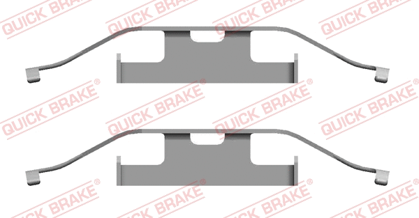 Accessory Kit, disc brake pad (109-1682)