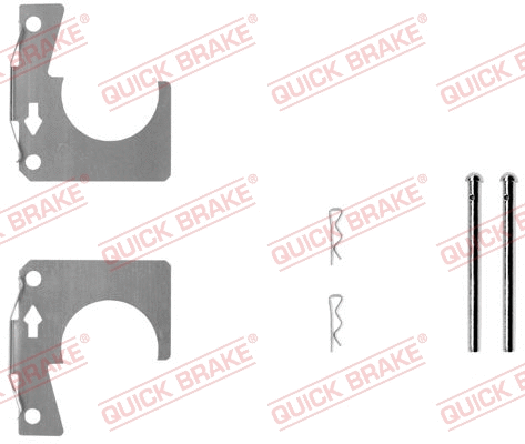 Accessory Kit, disc brake pad (109-0914-1)