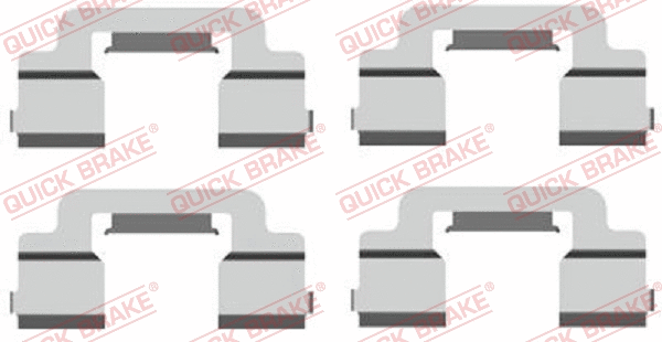 Accessory Kit, disc brake pad (109-1703)