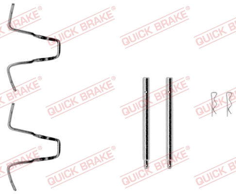 Accessory Kit, disc brake pad (109-1005-1)