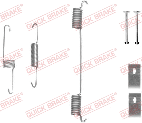 Accessory Kit, brake shoes (105-0859-1L)