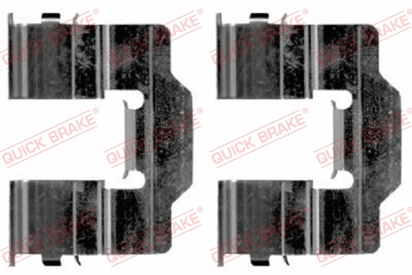 Accessory Kit, disc brake pad (109-1868R-1)