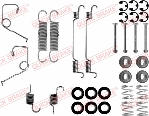 Accessory Kit, brake shoes (105-0705)