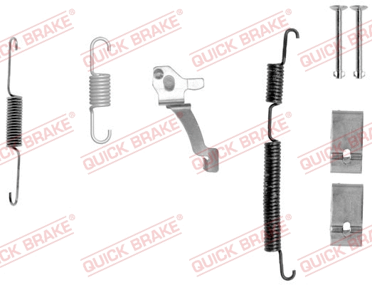 Accessory Kit, brake shoes (105-0017X-1R)