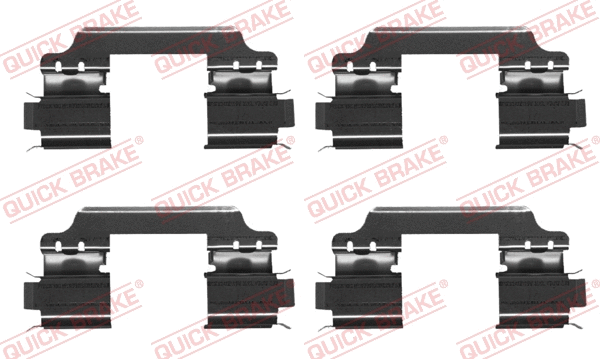 Accessory Kit, disc brake pad (109-1707)