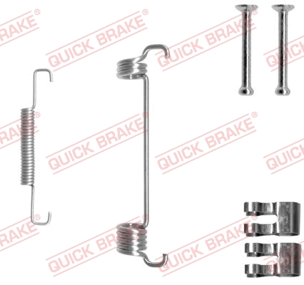 Accessory Kit, parking brake shoes (105-0851-1L)