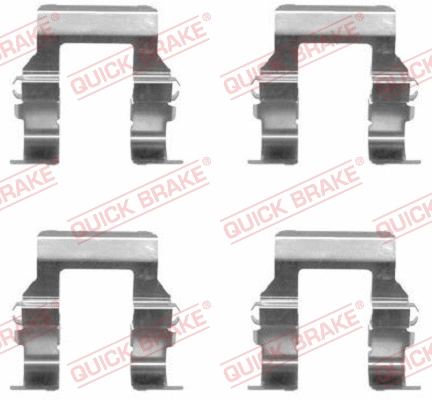 Accessory Kit, disc brake pad (109-1279)