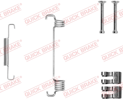 Accessory Kit, parking brake shoes (105-0851-1R)