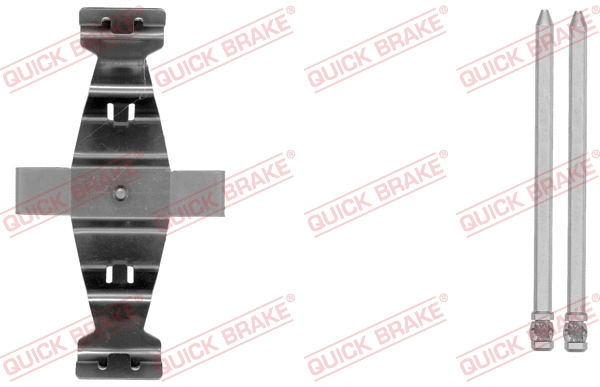 Accessory Kit, disc brake pad (109-1786-1)