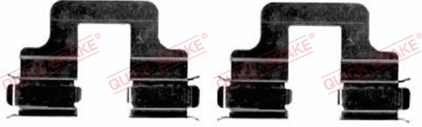 Accessory Kit, disc brake pad (109-1606-1)