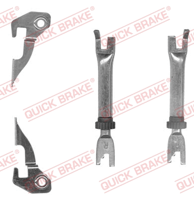 Adjuster Set, drum brake (107 53 001)