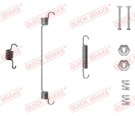 Accessory Kit, brake shoes (105-0657-1L)