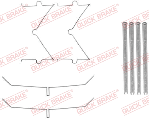 Accessory Kit, disc brake pad (109-1885)
