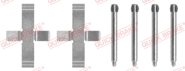 Accessory Kit, disc brake pad (109-1046)