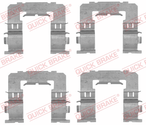 Accessory Kit, disc brake pad (109-1742)