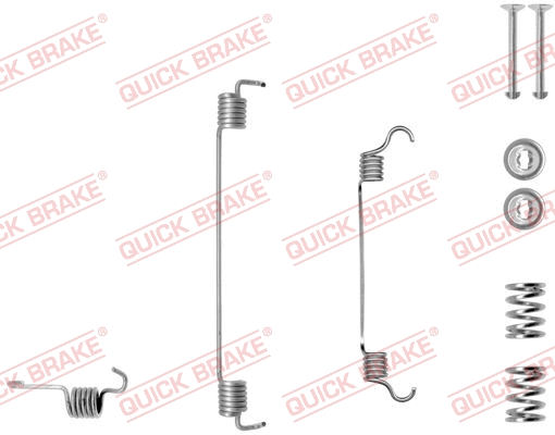 Accessory Kit, brake shoes (105-0784-1L)