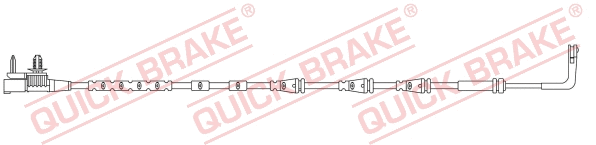 Warning Contact, brake pad wear (WS 0435 A)
