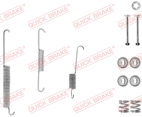 Accessory Kit, brake shoes (105-0678-1)