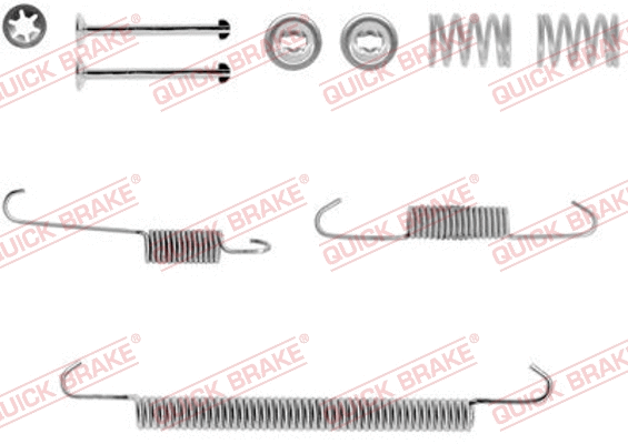 Accessory Kit, brake shoes (105-0707-1)