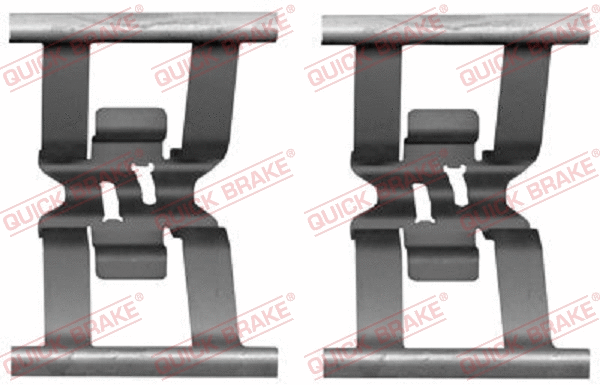 Accessory Kit, disc brake pad (109-1898)