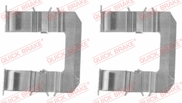 Accessory Kit, disc brake pad (109-1735-1)
