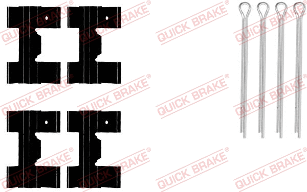 Accessory Kit, disc brake pad (109-0951)