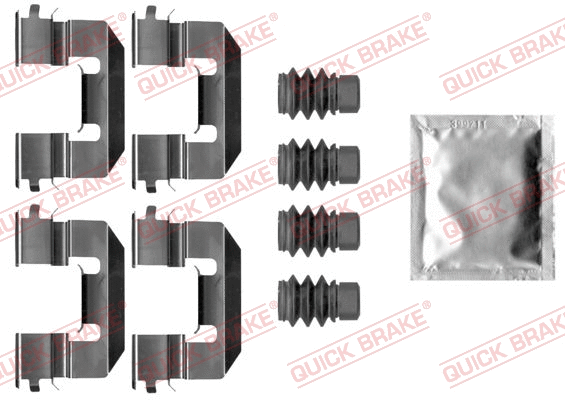 Accessory Kit, disc brake pad (109-0038)